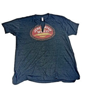Jeremiah Weed Vodka Logo T-Shirt Men's L Dark Gray Soft Tee